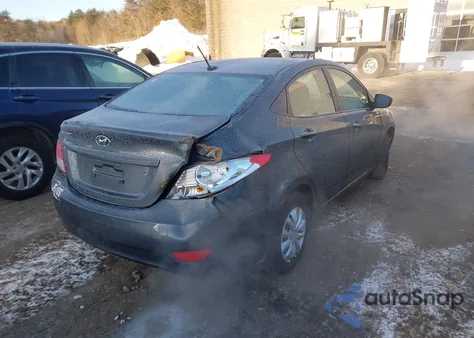 2012 Hyundai Accent Gls z USA, uszkodzony, nr VIN KMHCT4AE9CU250934